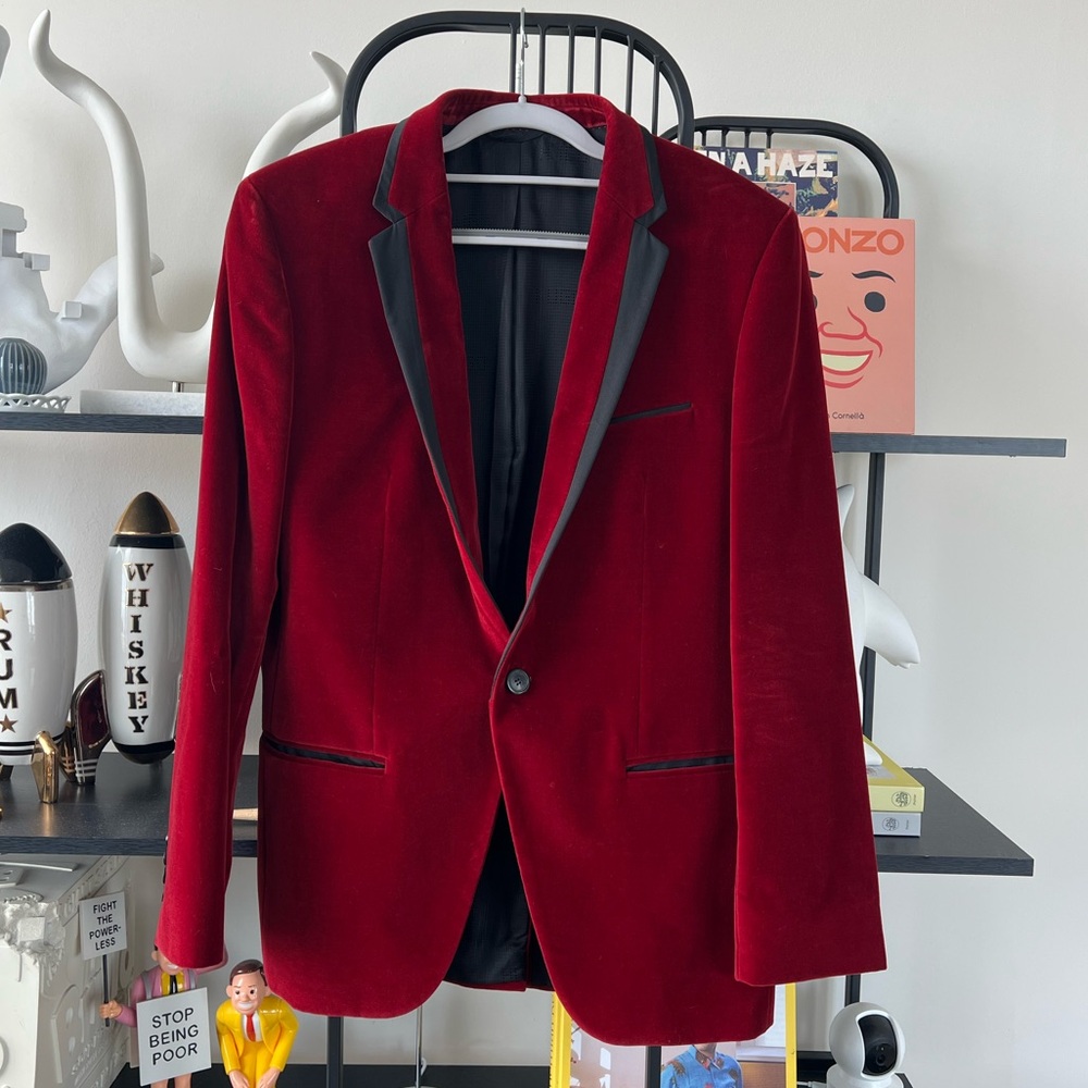 Hugo Boss Mens Velvet Jacket